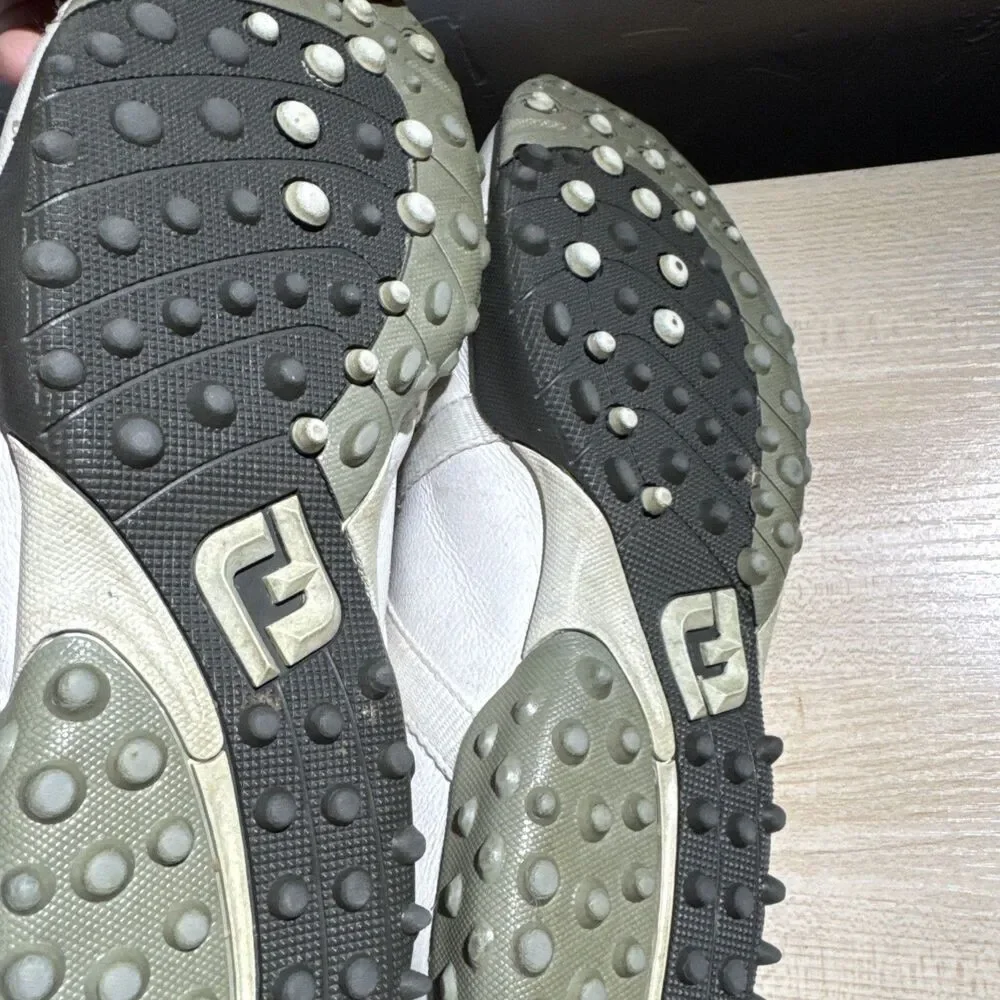 FootJoy Shoes Mens 8M M-Project Golf Sneaker White Lace Up Low Top Comfort 95608